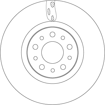 Remschijven TRW DF6933