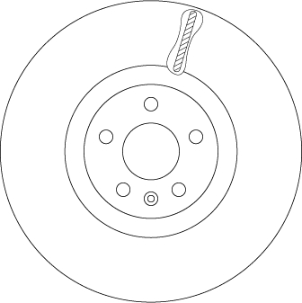 Remschijven TRW DF6939S