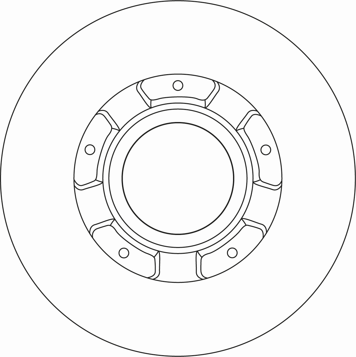 Remschijven TRW DF6963S