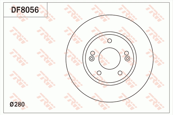 Remschijven TRW DF8056