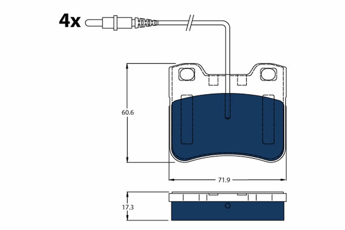 Remblokset TRW GDB1031BTE