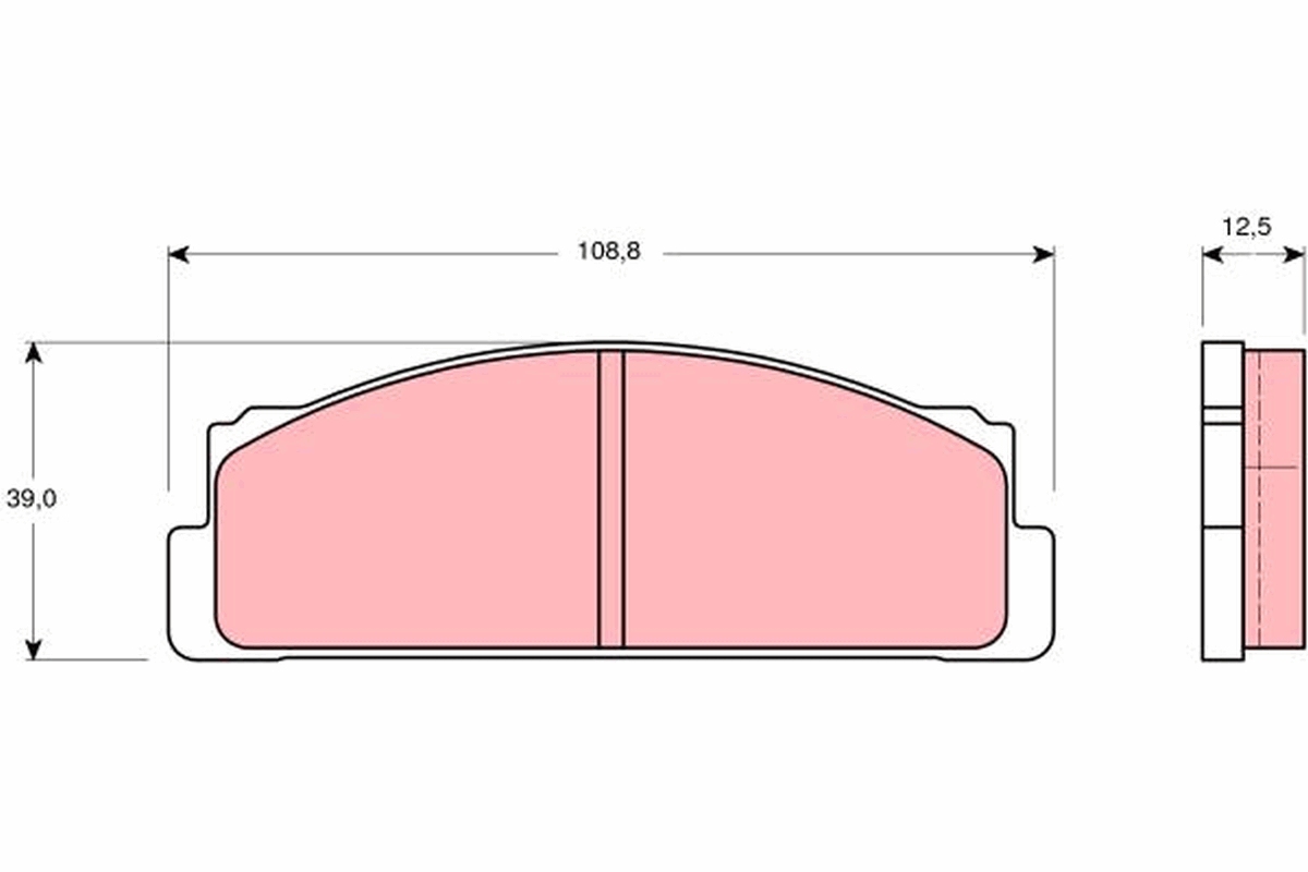 Remblokset TRW GDB105