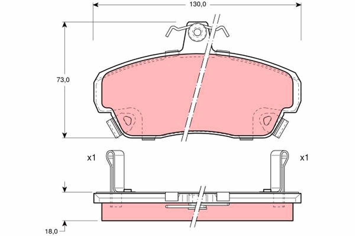 Remblokset TRW GDB1083