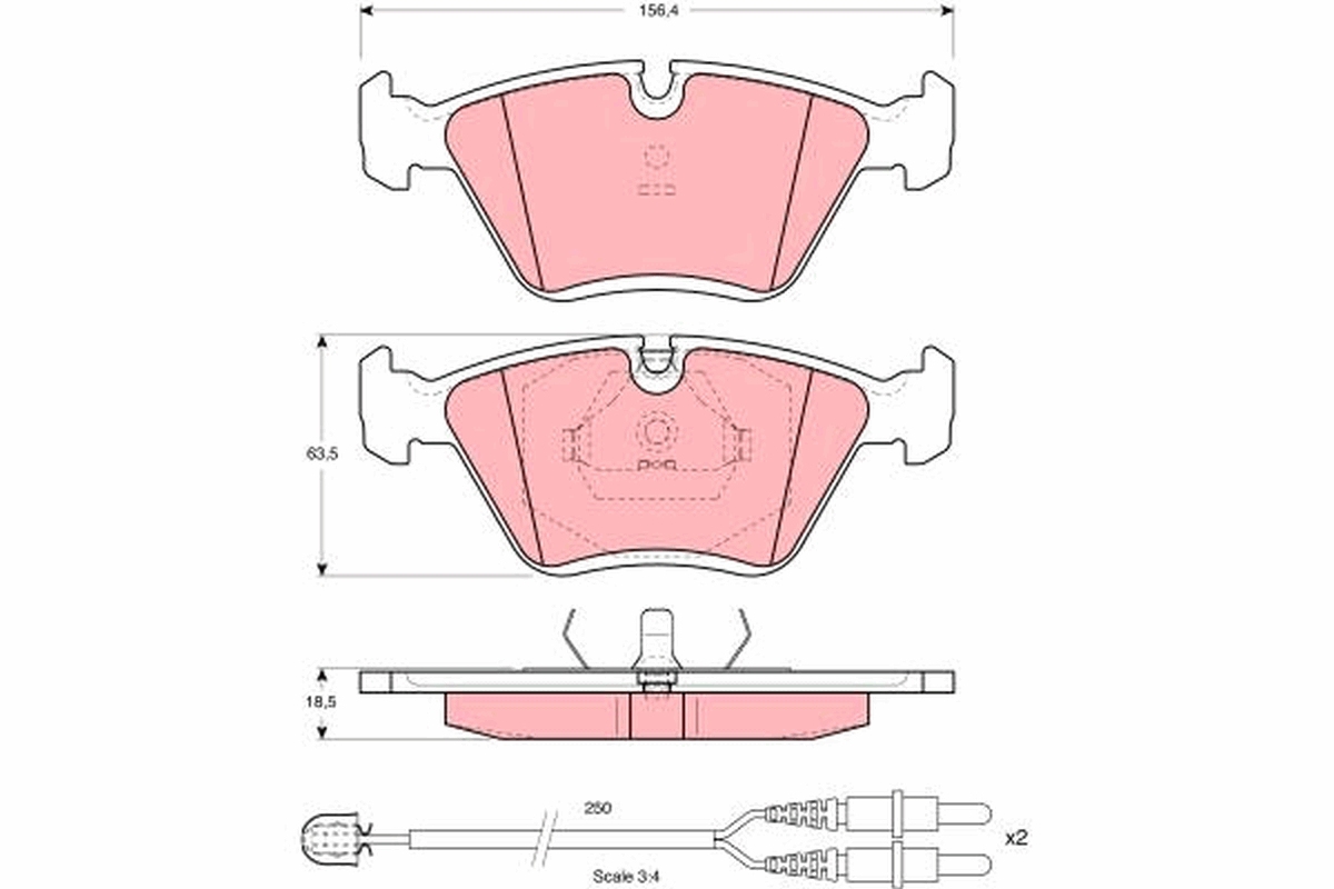 Remblokset TRW GDB1098