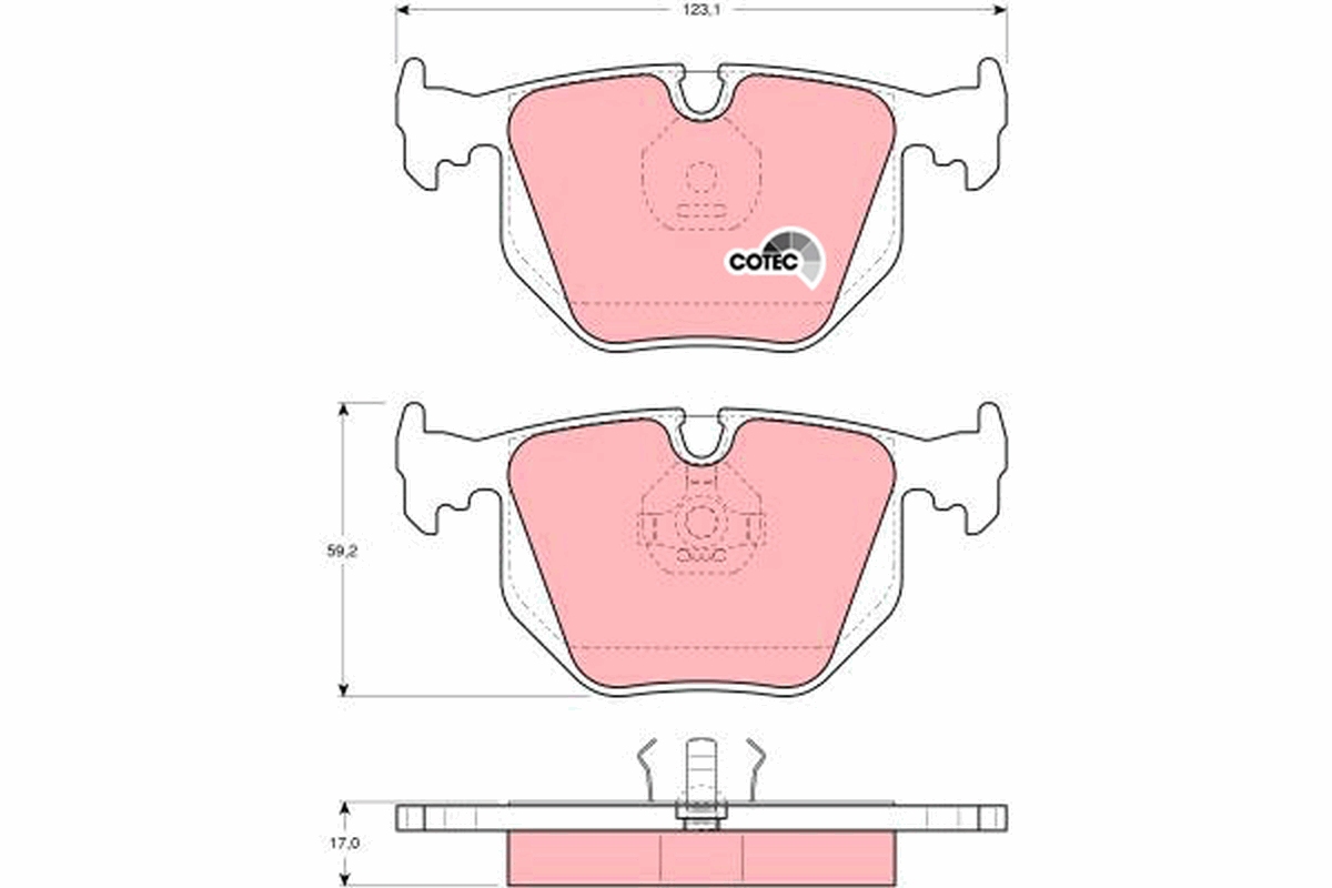 Remblokset TRW GDB1119