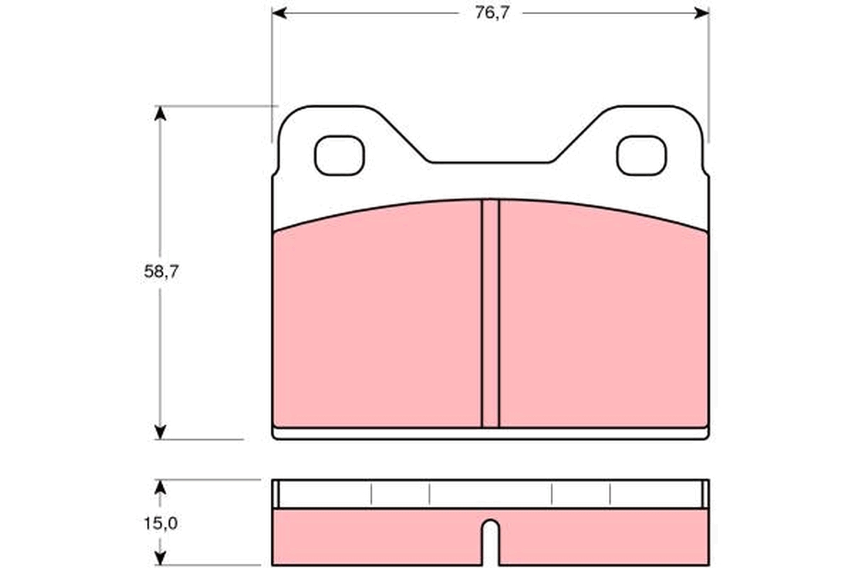 Remblokset TRW GDB112