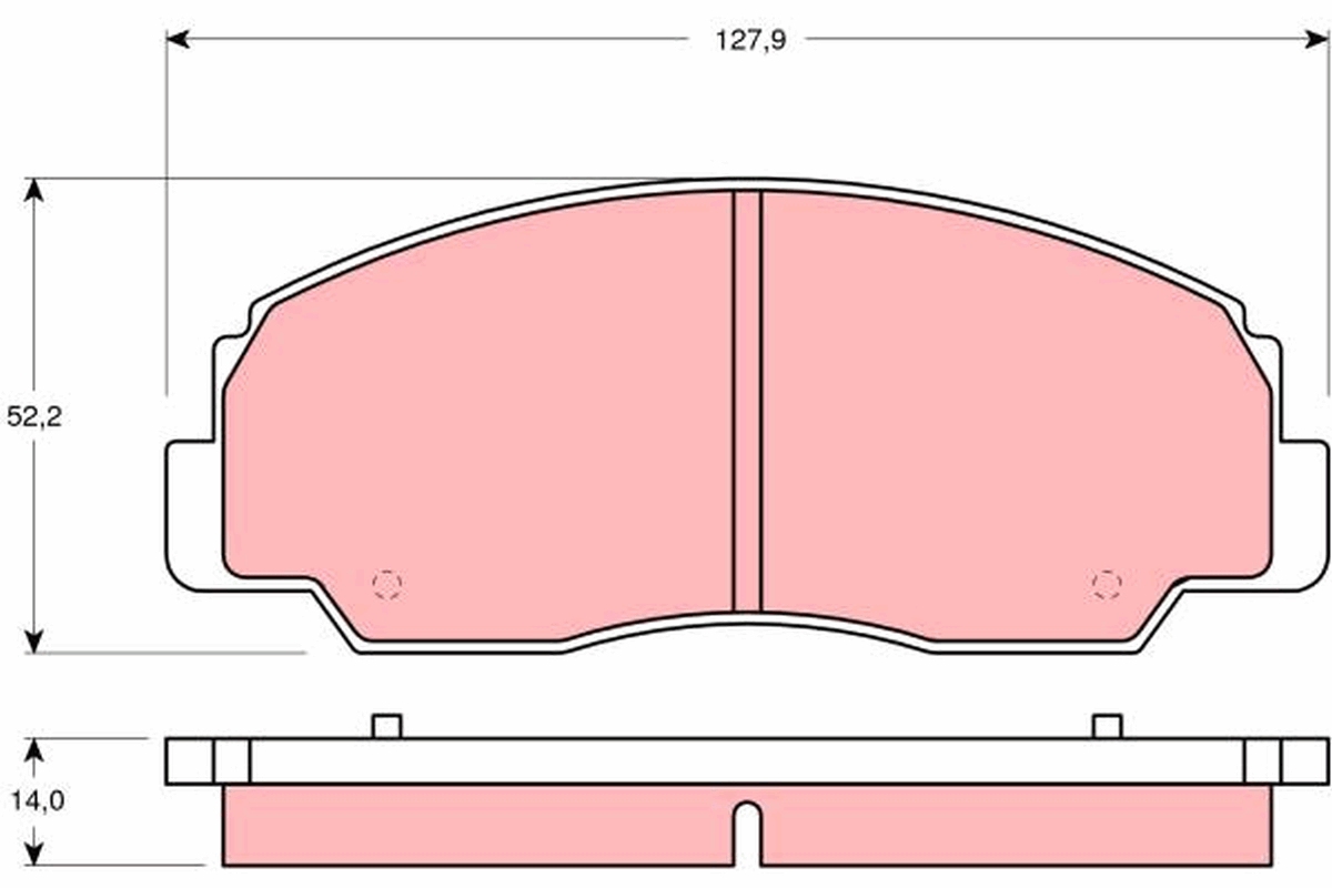 Remblokset TRW GDB1134