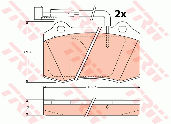 TRW Remblokset GDB1191