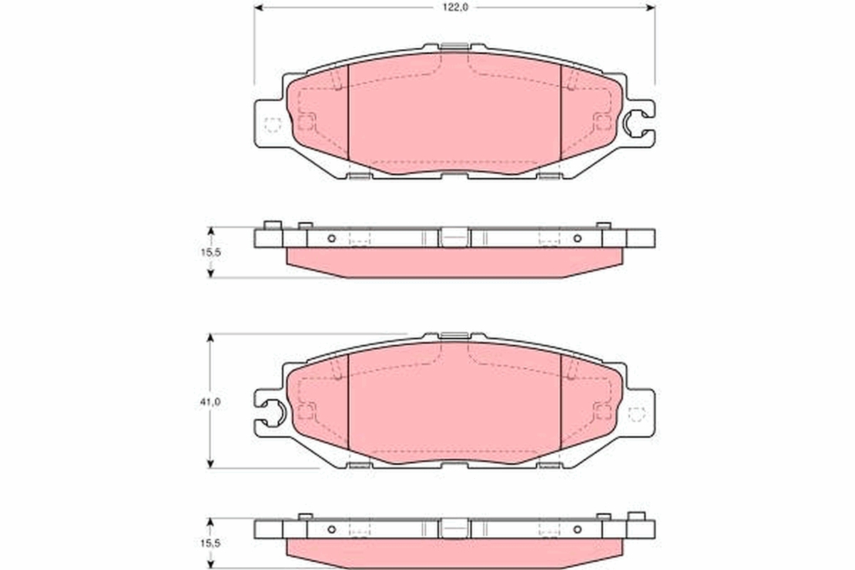 Remblokset TRW GDB1240