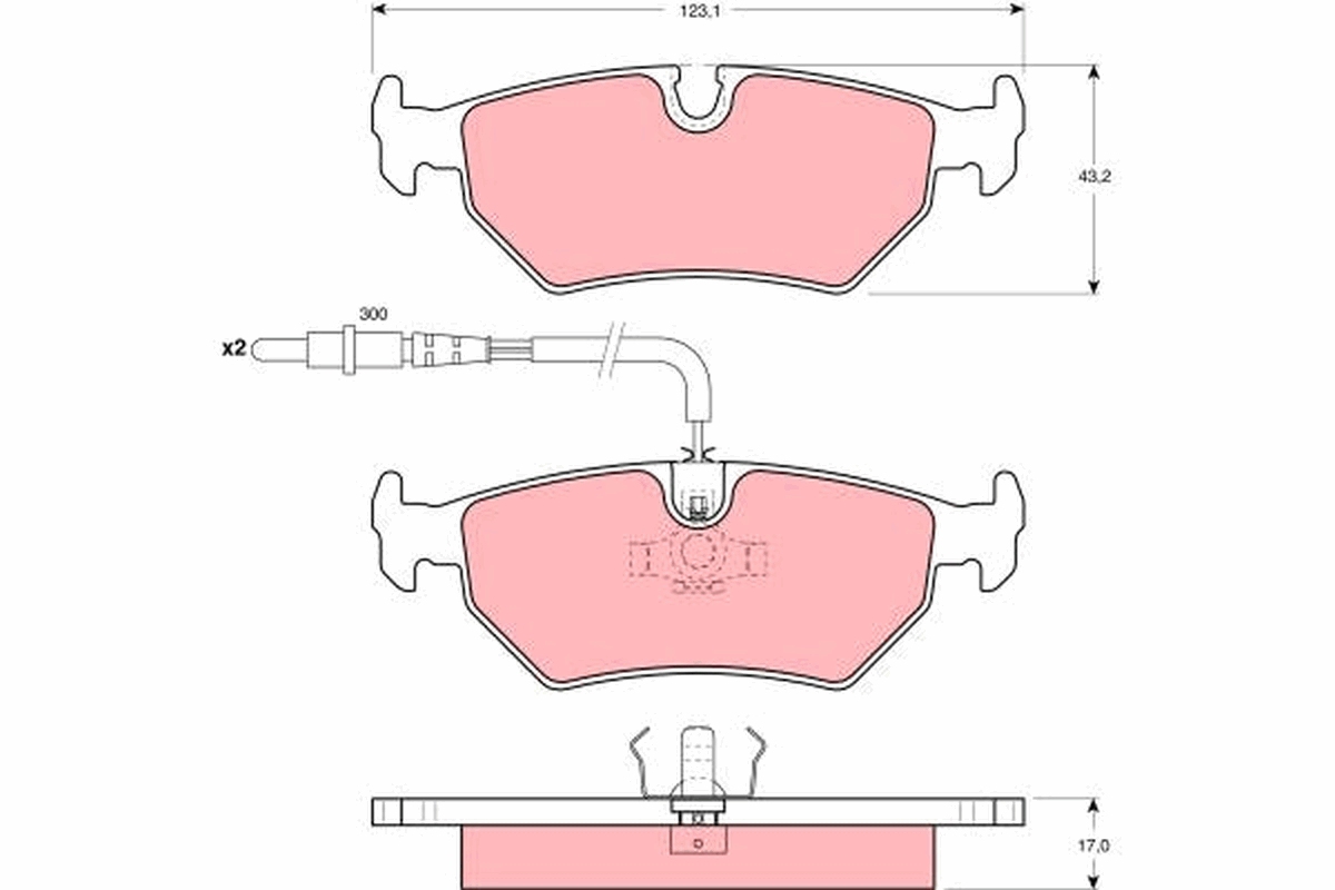 Remblokset TRW GDB1258