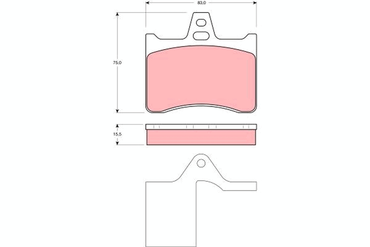 Remblokset TRW GDB1284