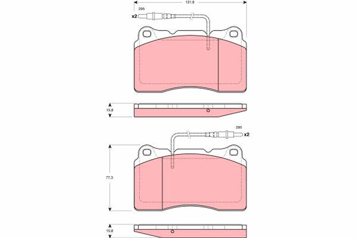 Remblokset TRW GDB1431