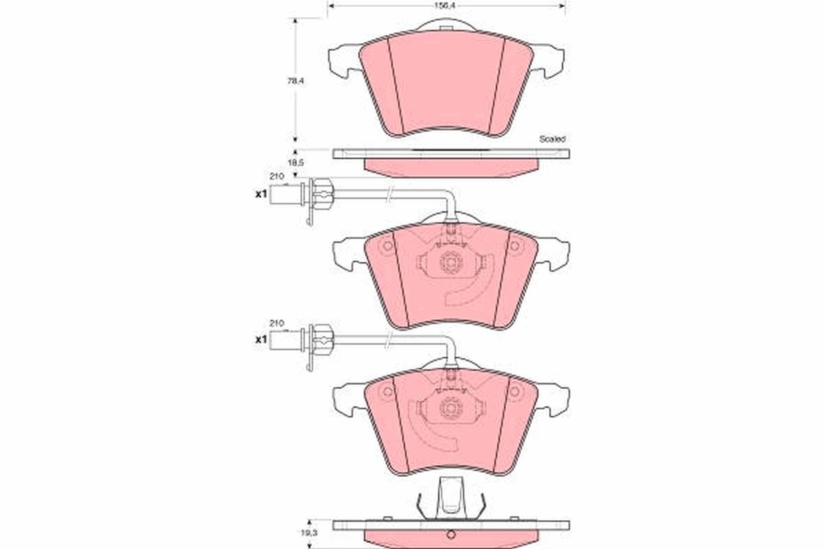 Remblokset TRW GDB1459