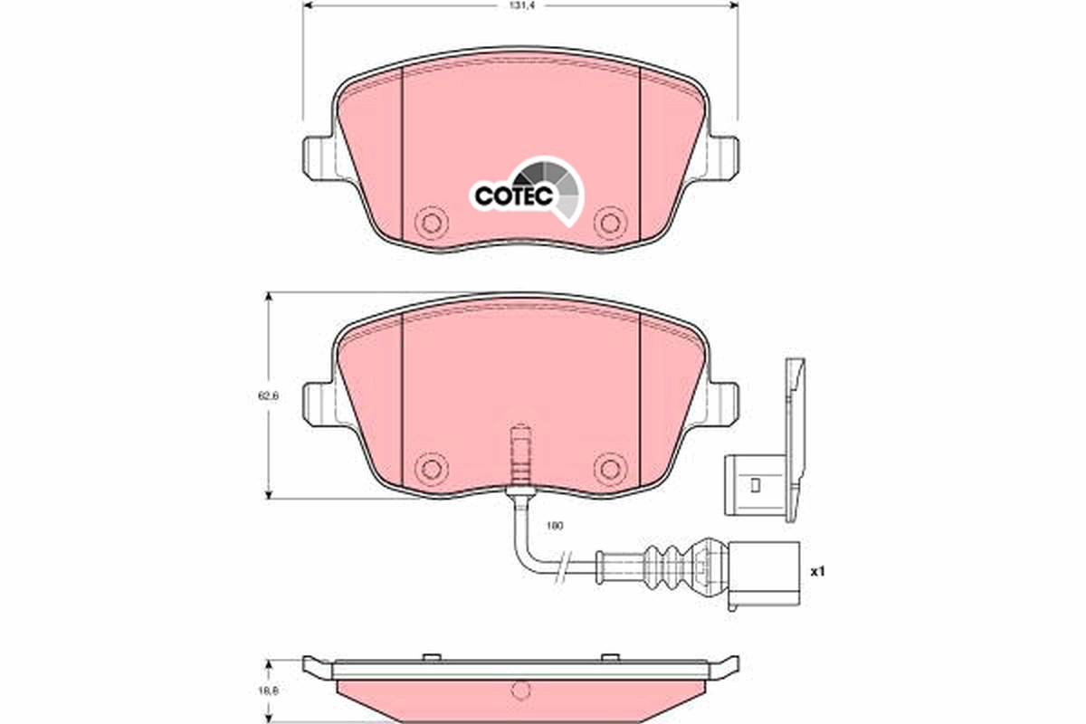 Remblokset TRW GDB1472