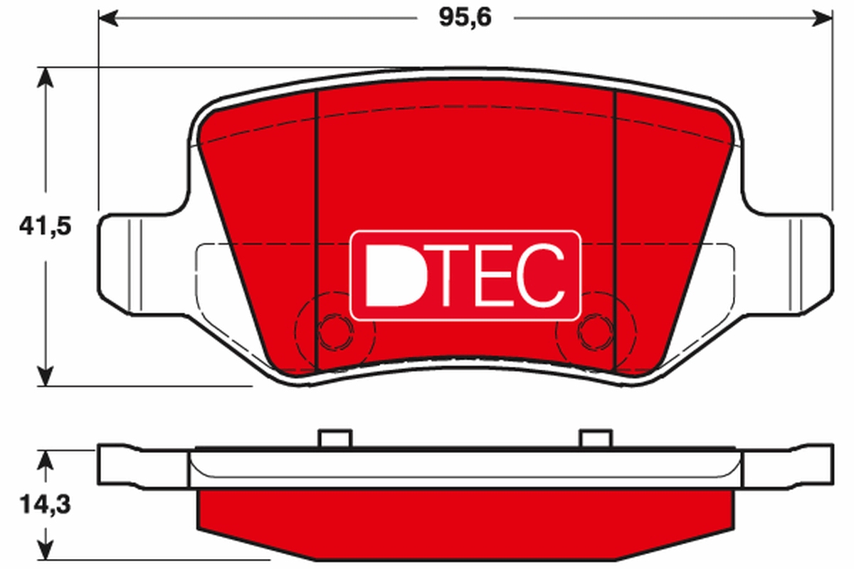 Remblokset TRW GDB1481DTE