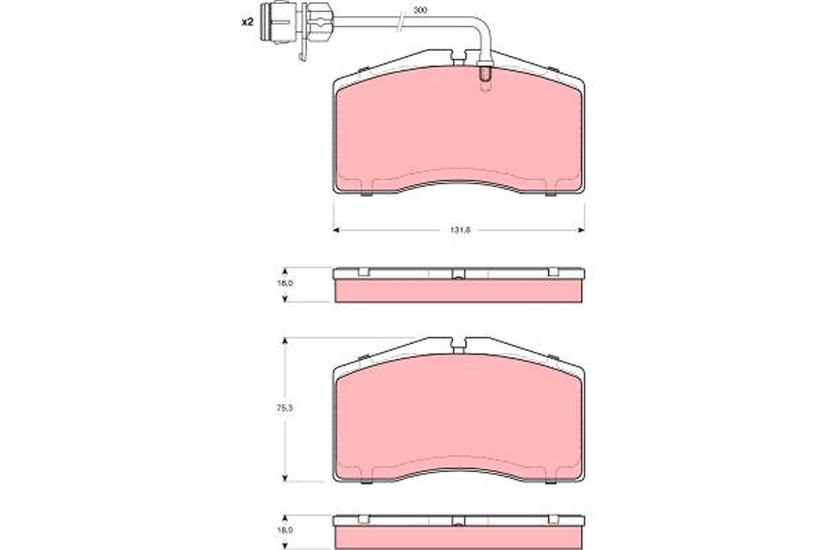 Remblokset TRW GDB1506