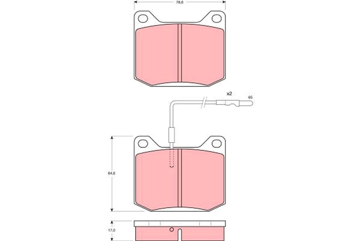 Remblokset TRW GDB151