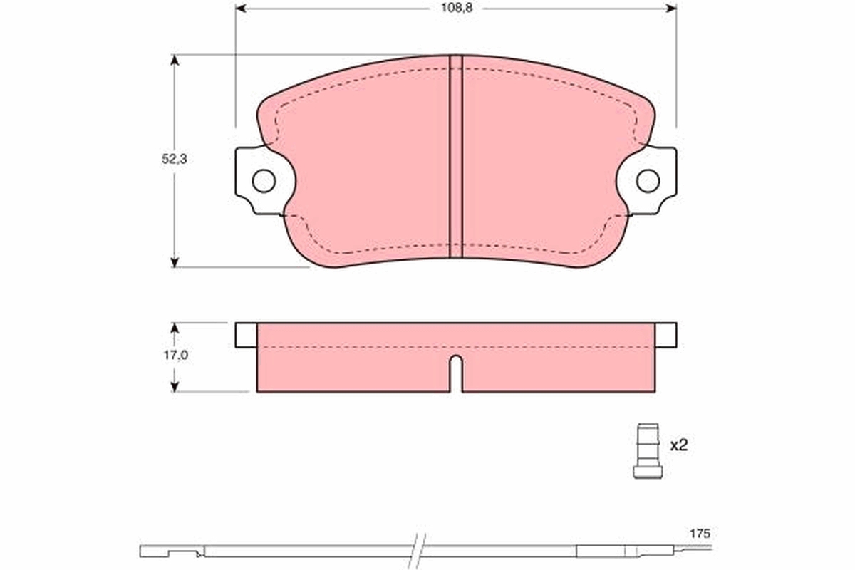 Remblokset TRW GDB154