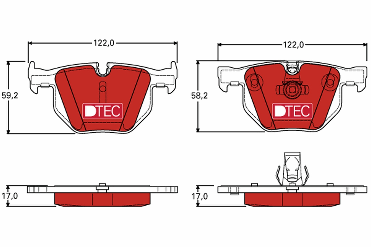 Remblokset TRW GDB1727DTE