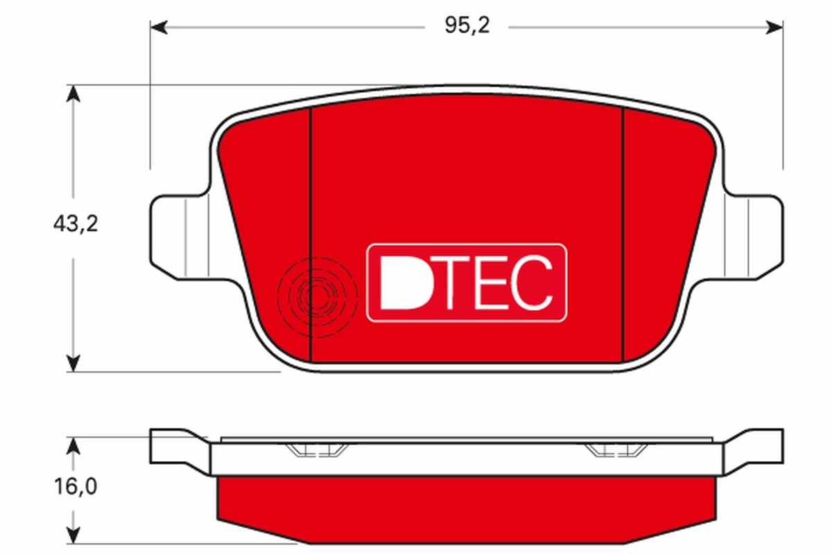 Remblokset TRW GDB1732DTE