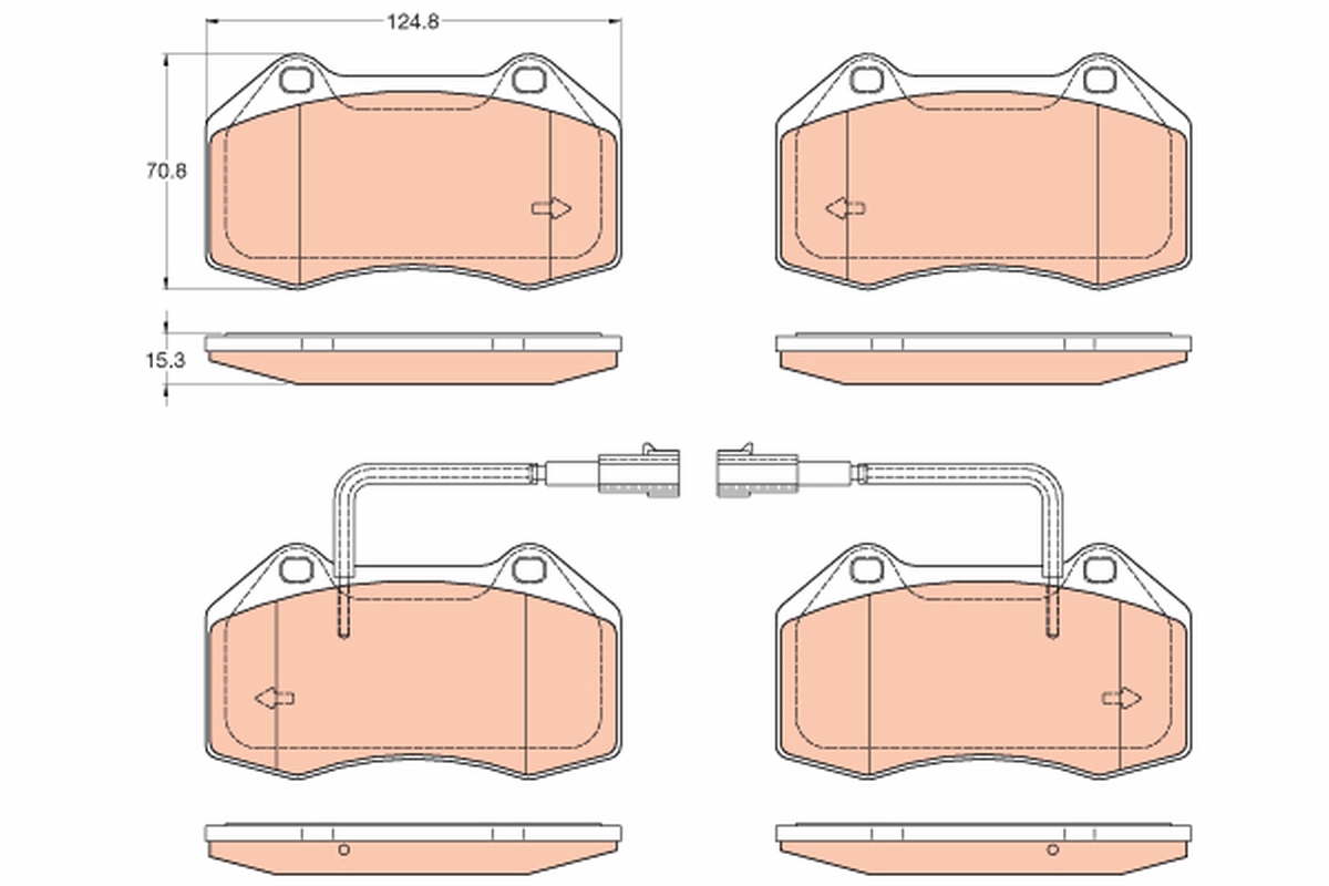 Remblokset TRW GDB2045