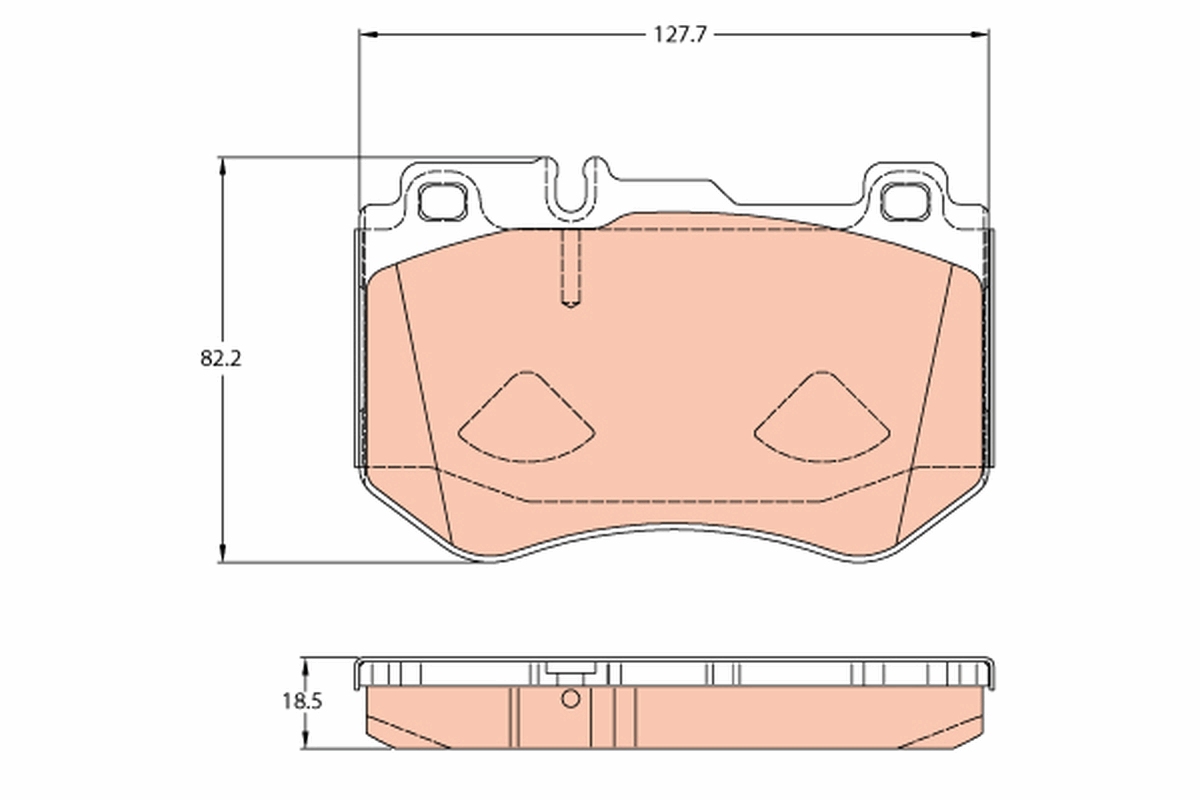 Remblokset TRW GDB2078