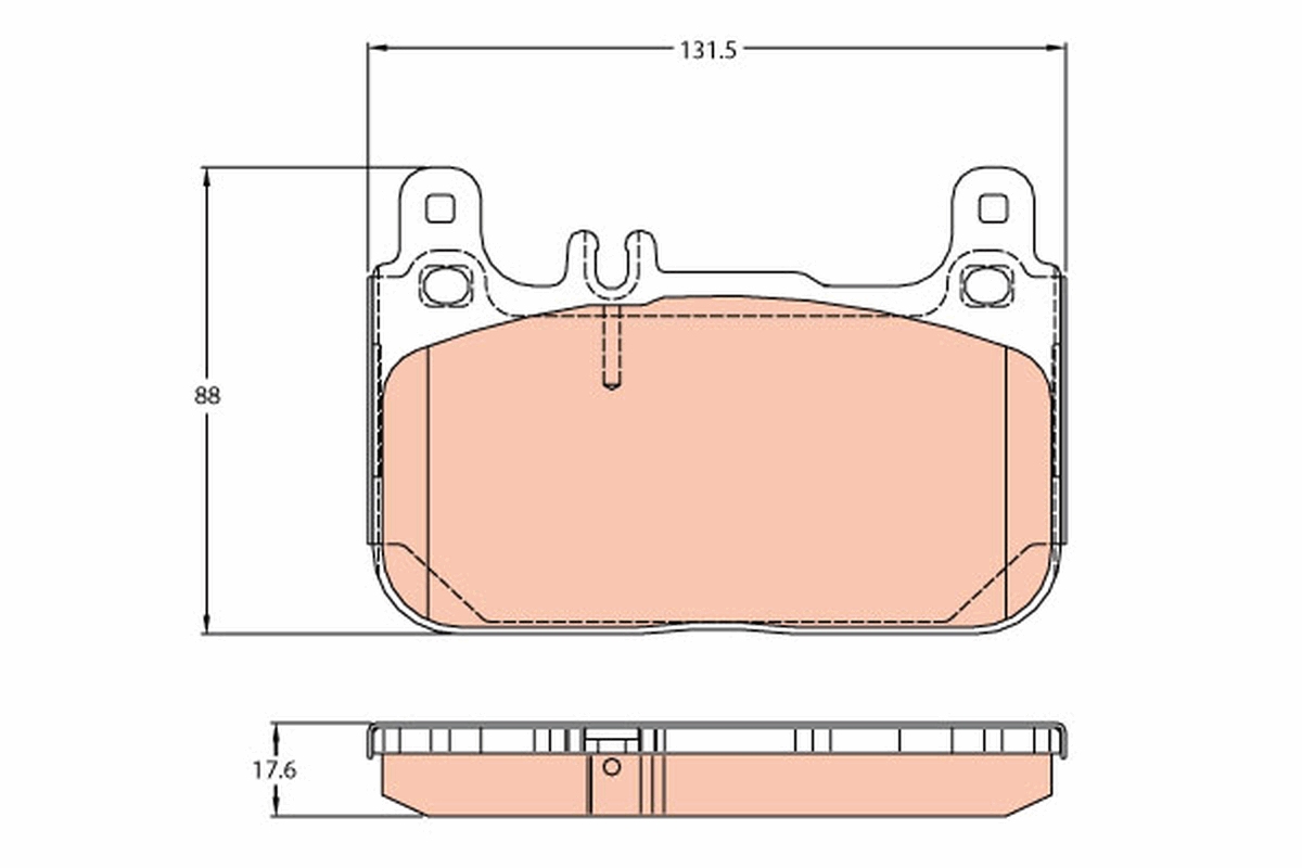 Remblokset TRW GDB2118