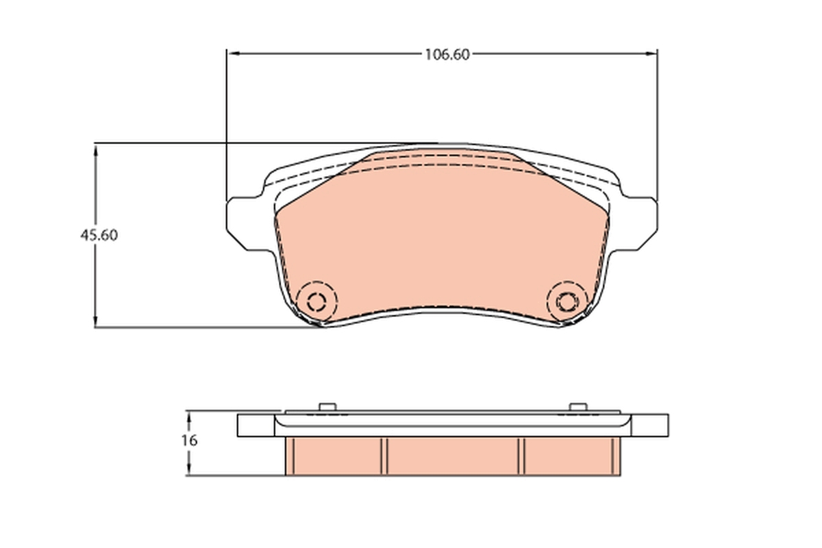 Remblokset TRW GDB2136