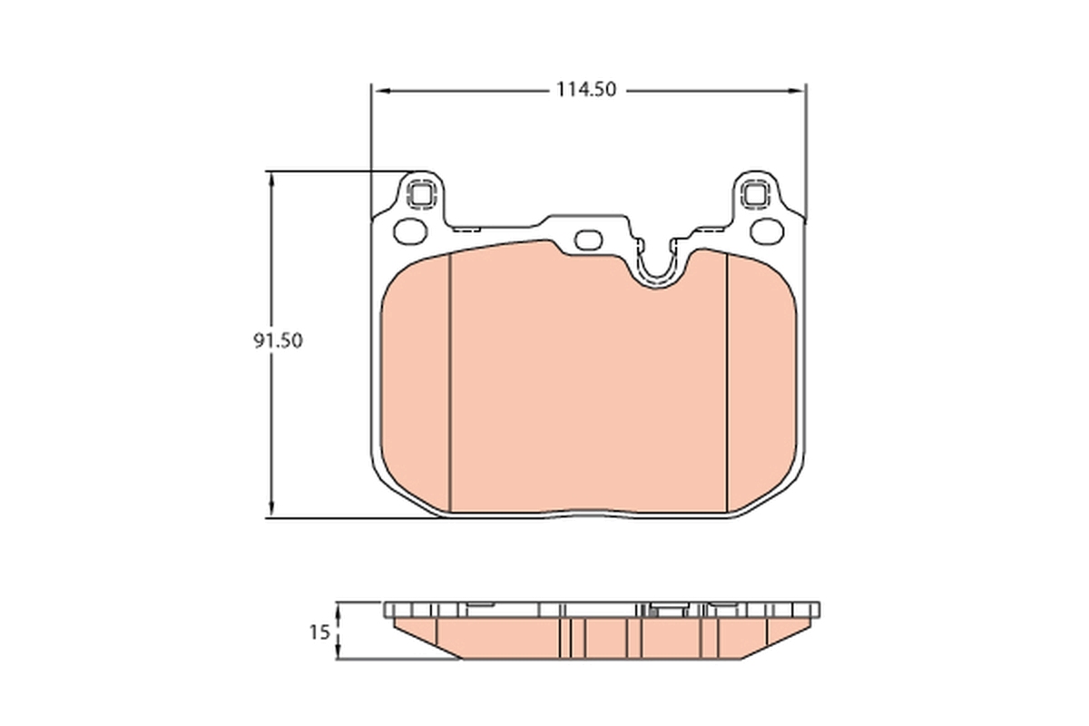 Remblokset TRW GDB2137