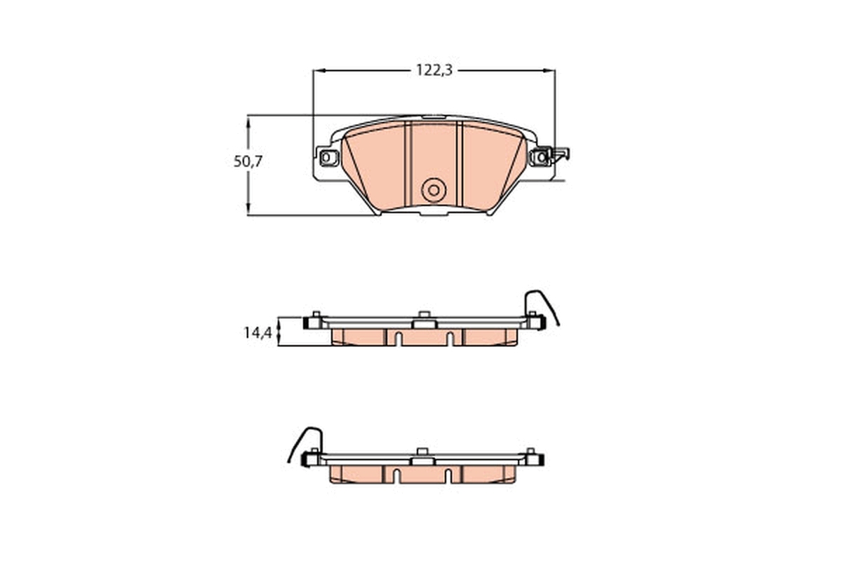 Remblokset TRW GDB2199