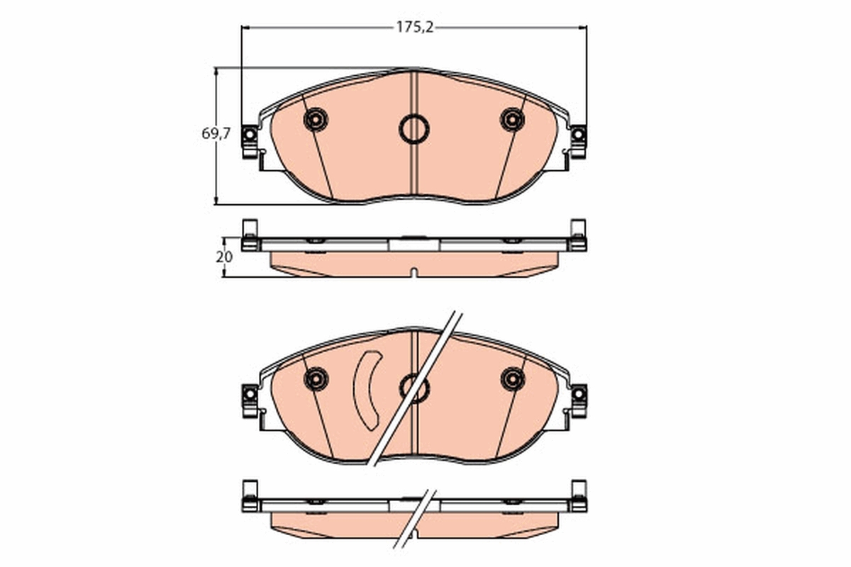 Remblokset TRW GDB2219