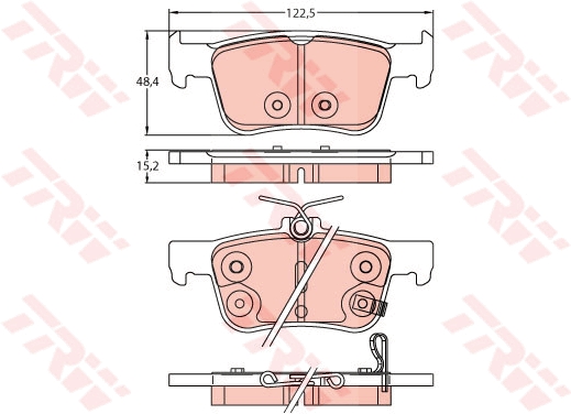 Remblokset TRW GDB2252