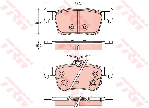 Remblokset TRW GDB2256