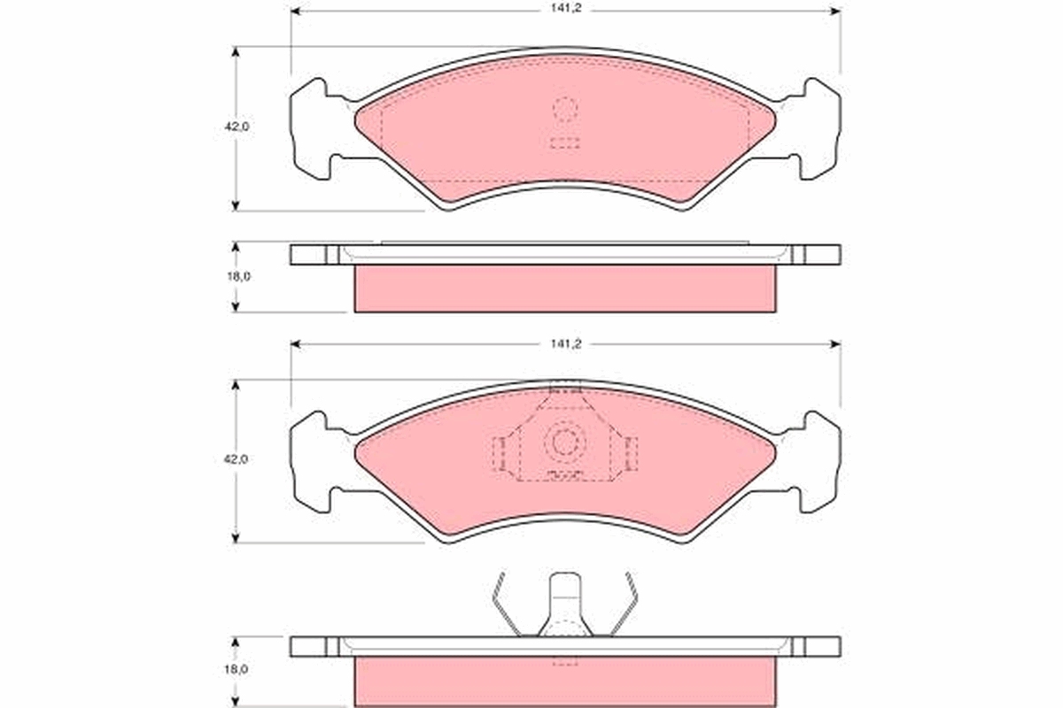 Remblokset TRW GDB311