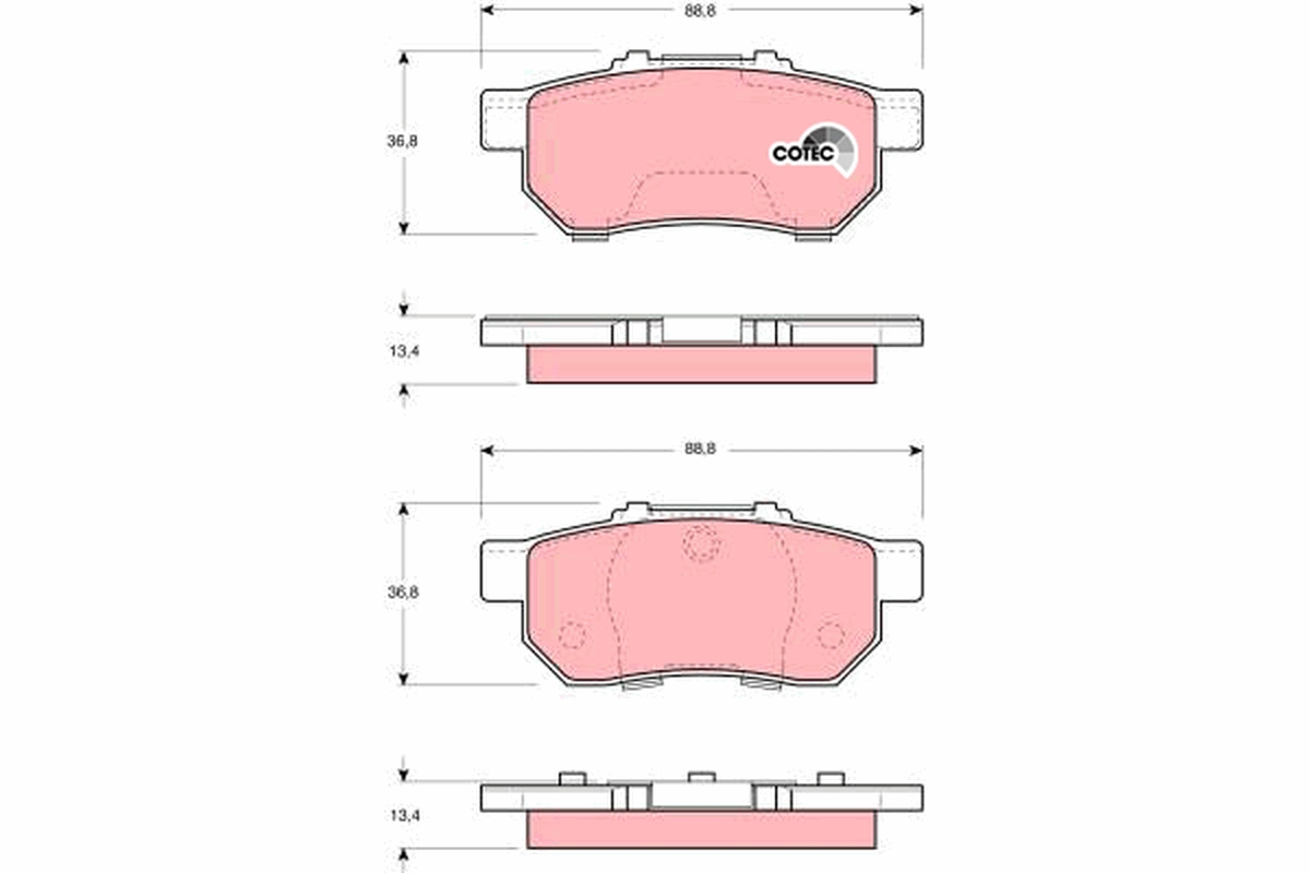 Remblokset TRW GDB3113