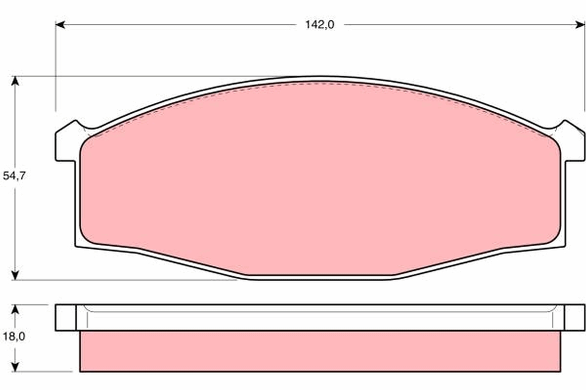 Remblokset TRW GDB3117