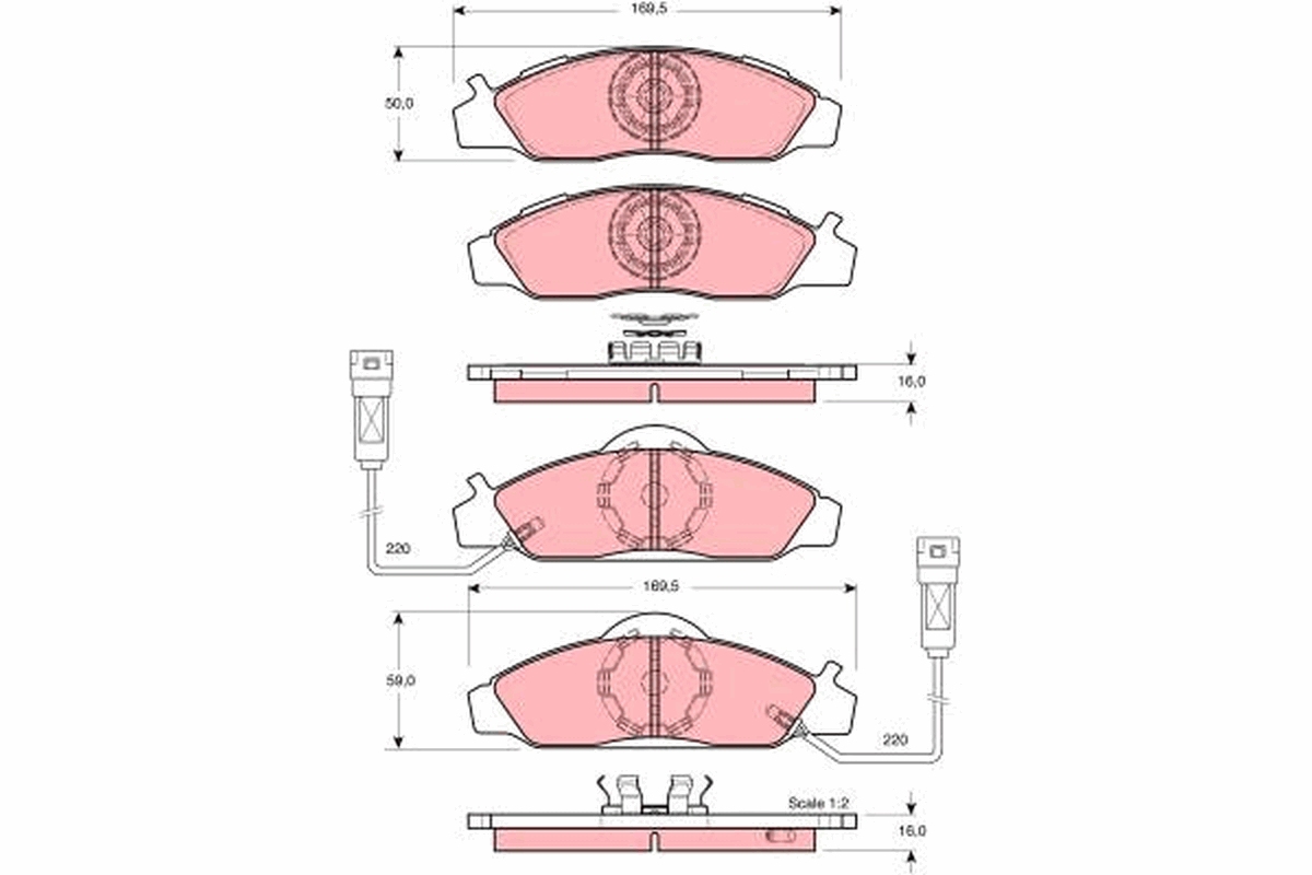 Remblokset TRW GDB3134