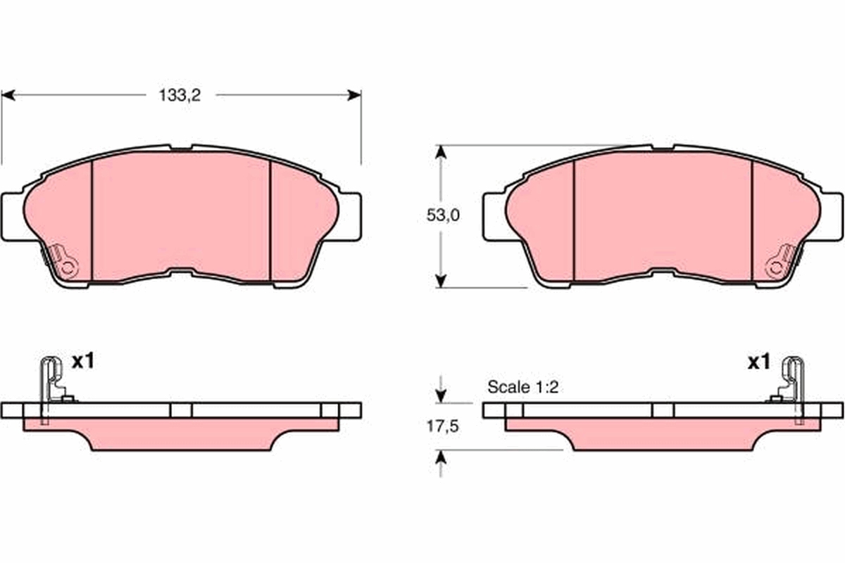 Remblokset TRW GDB3147