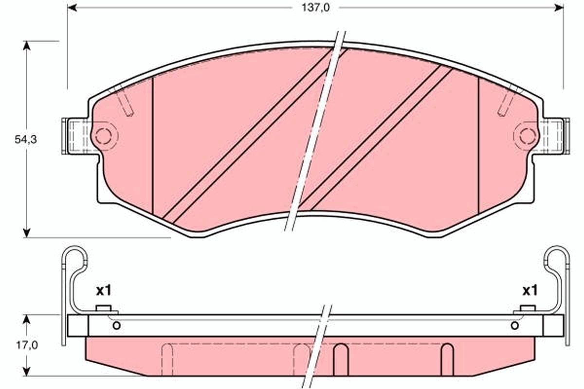 Remblokset TRW GDB3169