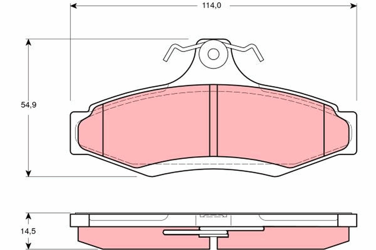 Remblokset TRW GDB3172