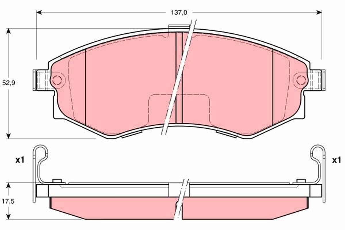 Remblokset TRW GDB3211