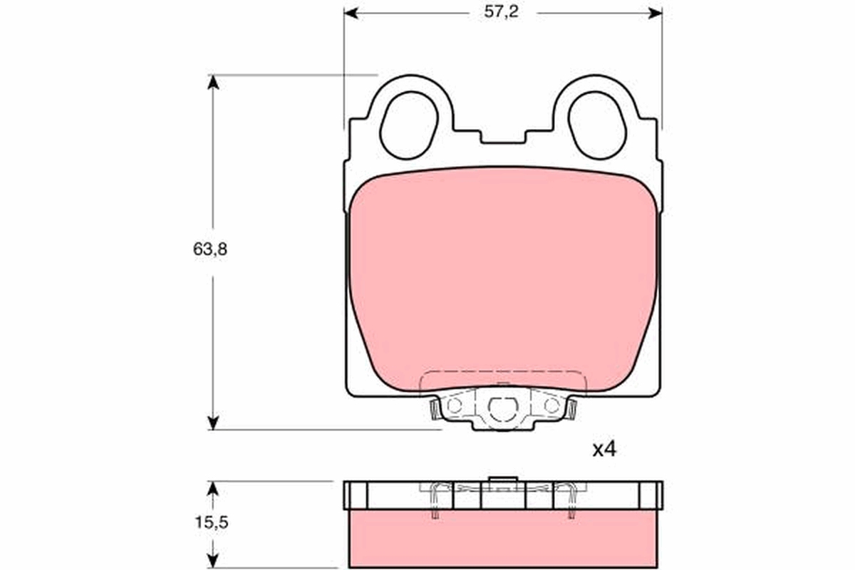 Remblokset TRW GDB3233