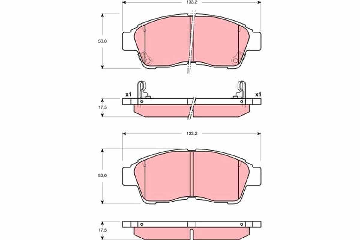 Remblokset TRW GDB3300