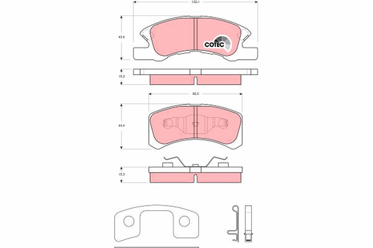 Remblokset TRW GDB3358