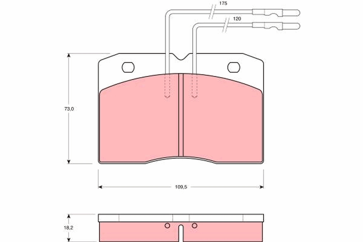 Remblokset TRW GDB343