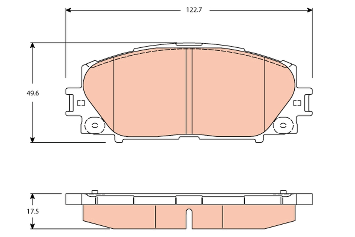 Remblokset TRW GDB3459