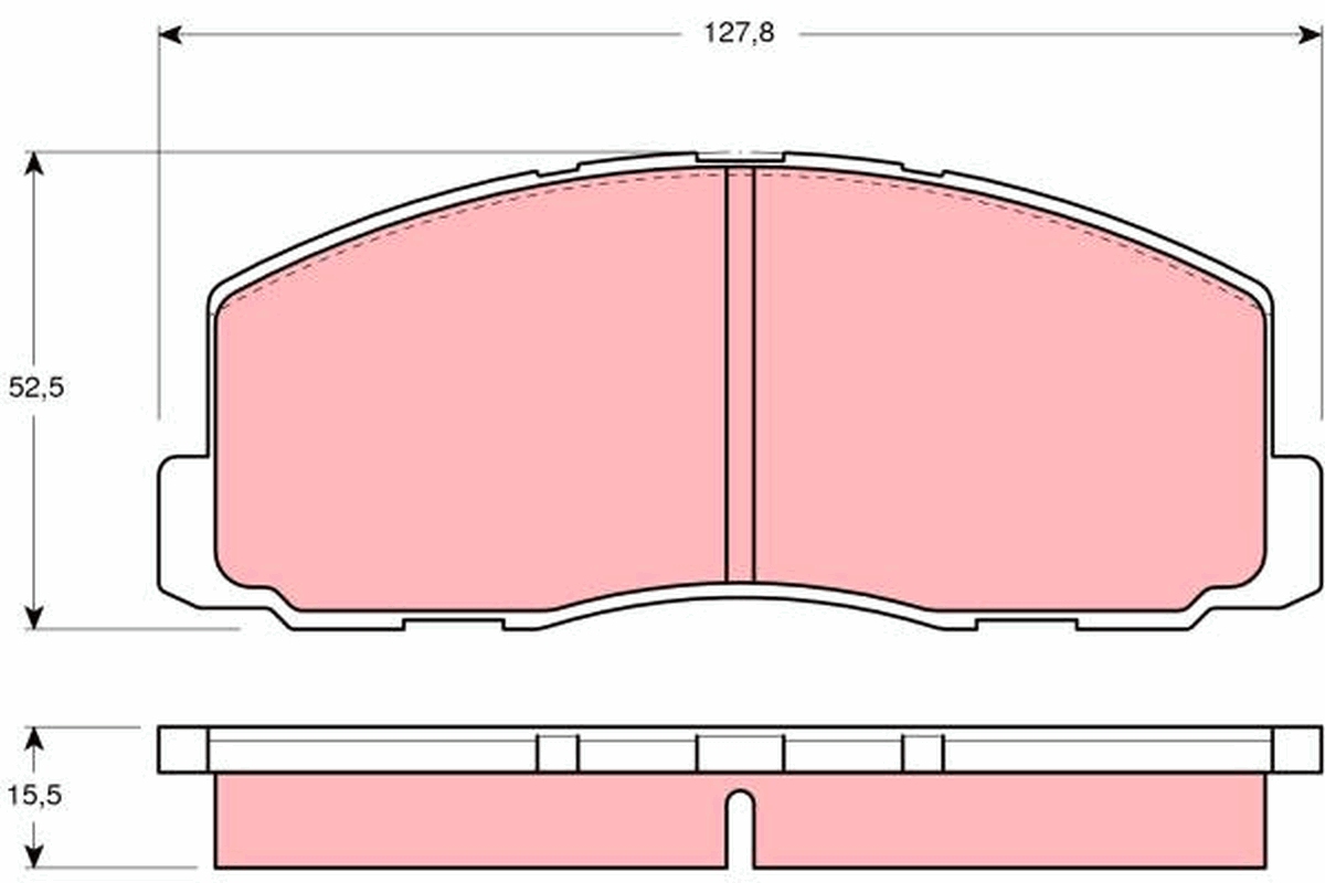 Remblokset TRW GDB355