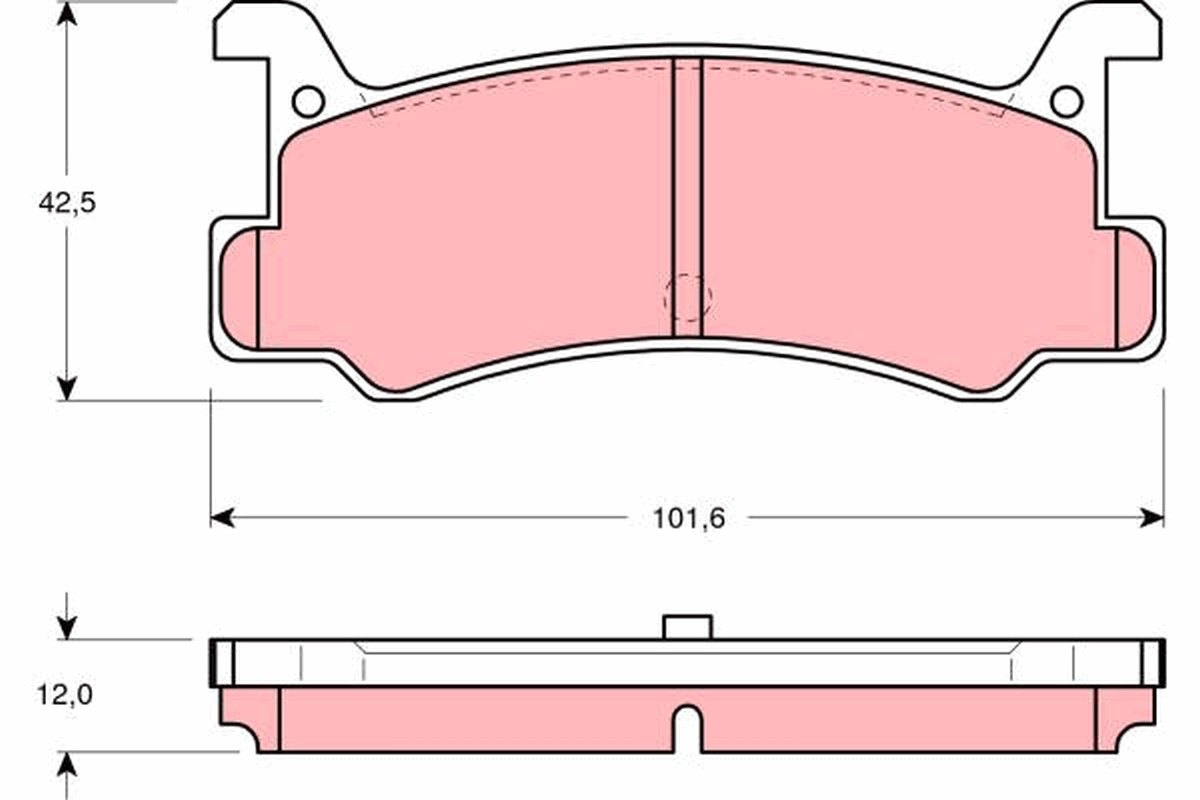 Remblokset TRW GDB375