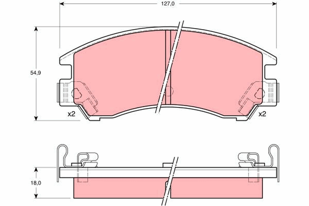 Remblokset TRW GDB380