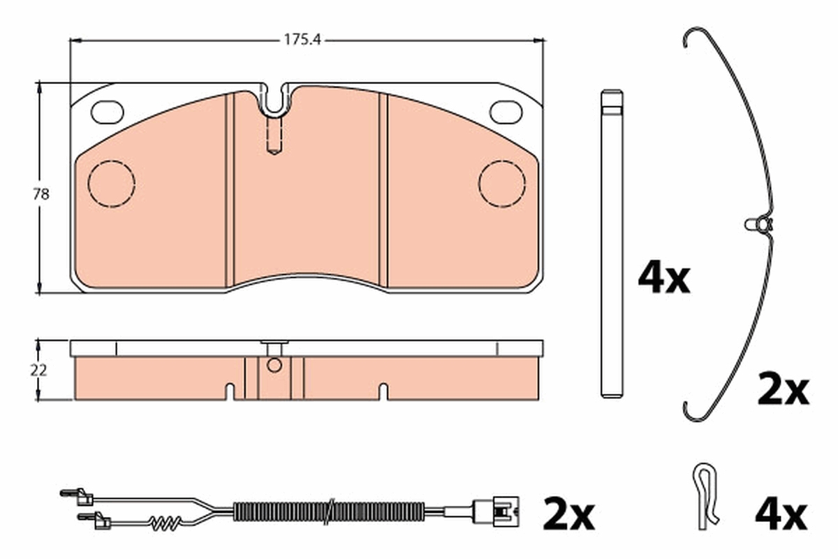 Remblokset TRW GDB5005